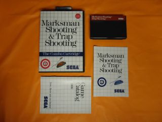 Marksman Shooting & Trap Shooting (Sega Master System) COMPLETE w/ Box