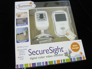 Newly listed Summer Secure Sight Handheld Color Video Baby Monitor