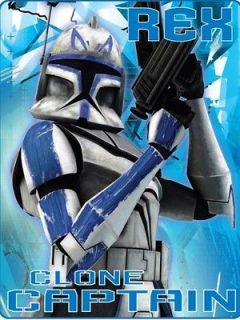 Star Clone Wars Trooper Jedi Fleece Blanket Throw Cover
