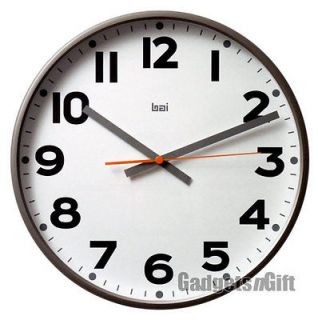 Bai Design 15 Jumbo Wall Time Clock Home Office Business Comptempory