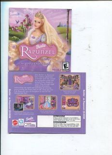 Barbie as Rapunzel Video Game CD OOP RARE AE6