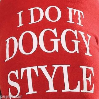 SHIRT mini dachshund cairn silky terrier DOGGY STYLE DOG SHIRT clothes