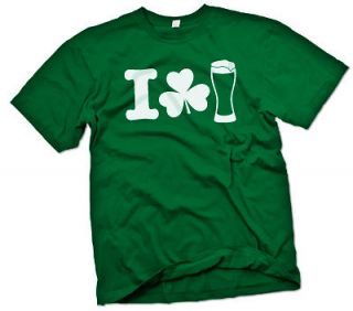 CLOVER GUINESS Irish Beer Love St Patricks Day Funny Bar Crawl