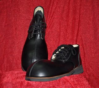 Professional real leather clown shoes black ( BN 10)