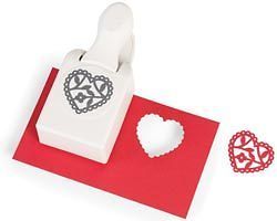 ENCHANTED HEART   Large Double paper punch by Martha Stewart