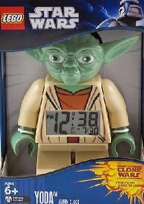 Star Wars Lego 8 Yoda Figure Clone Wars Alarm Clock 9003080 New In