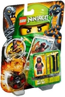 LEGO NINJAGO 9572 NRG Cole Black Ninja NEW Factory Sealed (SPINNER SET