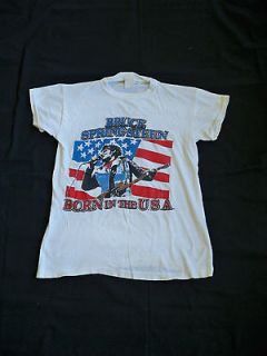 VINTAGE BRUCE SPRINGSTEEN & THE STREET BAND WORLD TOUR 84 85 T SHIRT