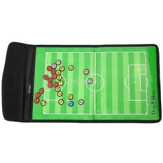 Football Soccer Referee Tactics Kit / Board + pen + foldable leather