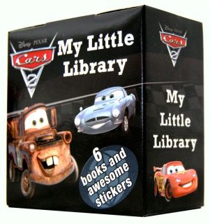 Disney Cars 2 My Little Pocket Library 6 books Set Collection shapes