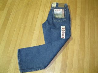 Wrangler NEW Mens Relaxed Fit Coupe Comfort Jeans   Antique Indigo 32