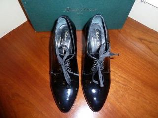Robert Clergerie Vernis Noir Dbl Noir Womens Shoes Size 7.5B (Made in
