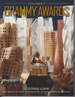 2012 54 Grammy Awards Mint Program Coldplay Rihanna Light up Wristband