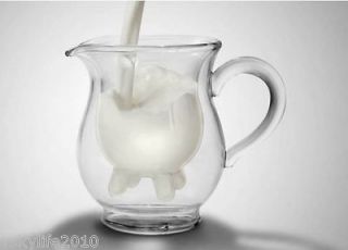 Milk Creamer Jug Tea Coffee Creamer Milk Glass Container Mug Cup