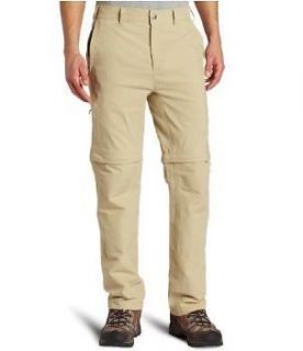 Columbia Mens Cool Creek Stretch Convertible Pants Shorts Beige $ 65