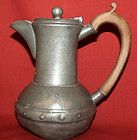 Vintage English Pewter HOMELAND Coffee Tea Pot Pitcher Jug