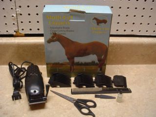 Multi Cut Animal Horse Clippers Trimmers Dog Adj Blade