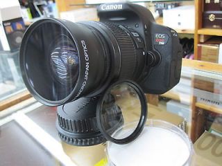 Wide Angle Macro Lens For Canon Eos Digital Rebel t2i xt t2i t3 t4 xt