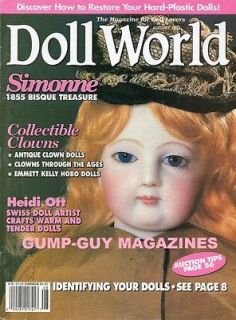 World 1993 COLLECTIBLE CLWONS Emmett Kelly IDENTIFY YOUR DOLLS Simonne