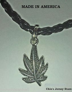 Bob Marley Cannabis Marijuana Pot Black Braided Leather Bohemian