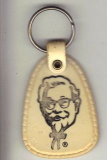 Vintage Kentucky Fried Chicken The Colonel Key Ring.