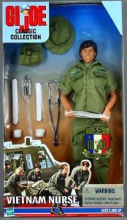 Joe Classic Collection Vietnam Nurse black hair 12 action figure