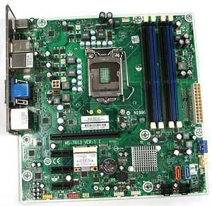 MS 7613 HP Compaq Elite Intel IONA GL8E Motherboard   612500 001/614