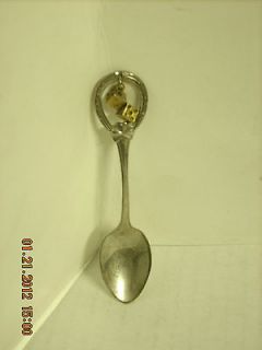Collector Silver color Souvenir Charm Spoon State Nevada