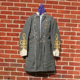 Civil War Confederate Rebel Colonel Wool Frock Coat   Reproduction