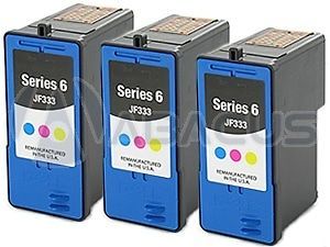 pk JF333 COLOR Ink Cartridge for DELL 810 725 printer