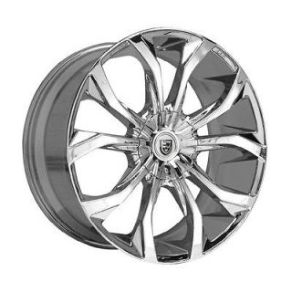 Lexani Lust chrome wheel rim 6x5.5 6x139.7 Escalade Avalanche Colorado