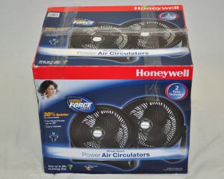Honeywell 2 Whole Room Power Air Circulators Fans Energy Saving Black