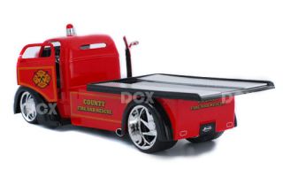 1947 Ford COE County Fire n Rescue Service Truck 124 Scale (Red)