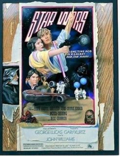 CODE 3 LEGENDARY CASTS STAR WARS CIRCUS STYLE D ONE SHEET MOVIE POSTER