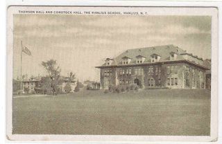 Thomson Comstock Halls Manlius School Manlius New York postcard