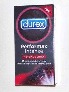 BRAND NEW** Durex Condoms PERFORMAX INTENSE ** 10 Pack Condoms