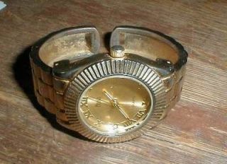MOULIN Quartz Bangle Bracelet Watch Gold Wristwatch Roman Numeral