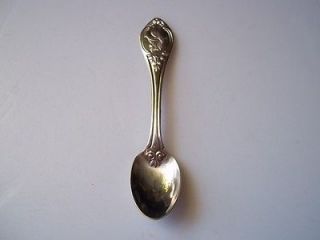Sterling Silver West Virginia bird spoon. Pre owned.