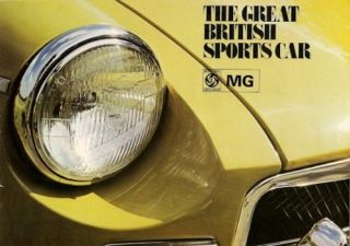 MG Midget MGB Roadster GT V8 1973 74 UK Market Sales Brochure