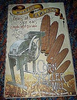 Corn Sheller Mill McGarrel & Rawlings Co Machinery Simple & Durable