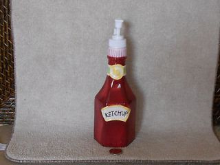 Barbie Doll House Kitchen Dining Room Misc Food   Bottle of Ketchup