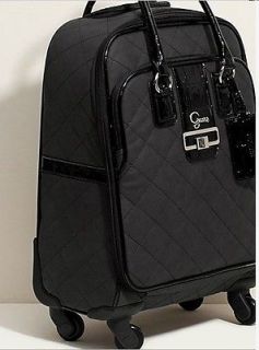 NEW GUESS QUILTED GROOVY 20 FOUR WHEEL SPINNER SUITCASE LUGGAGE BAG