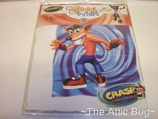 Crash Bandicoot T Shirt ~ Official Product ~ XL/White ~ New in