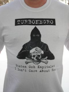 Turbonegro Rock Against Ass Punk Shirt Large New
