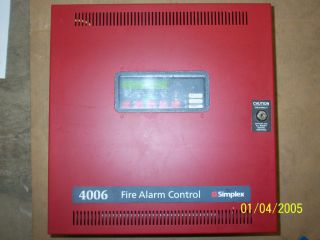 Simplex 4006 9101 Fire Alarm Control Panel