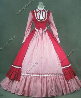 Victorian Gothic Lolita Dress Ball Gown Prom Reenactment Clothing D190