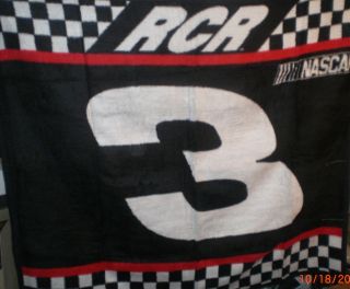 Nascar RCR #3 Blanket ~Throw 60 x 50 Biederlack of America Brand