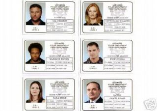 CSI Series 2 Six Card ID BADGE Chase Set ~ New