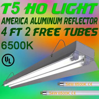 2x54W Lamp 4Ft T5 Fluorescent Tube Grow Light Hydroponic Fixture HO