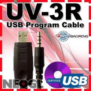 New USB Programming Cable for BAOFENG UV 3R UV3R + software PC